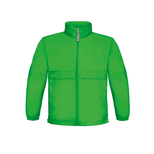 Kurtka dziecieca skladana z kapturem BCJK950 - Real Green