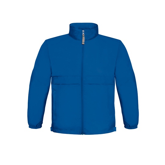 Kurtka dziecięca składana z kapturem BCJK950 - Royal Blue