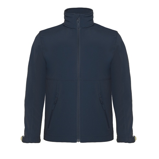 Dziecieca kurtka softshellowa z odpinanym kapturem BCJK969 - Navy