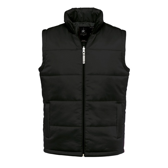 Bezrekawnik Meski Pikowany Nylon BCJM930 - Black