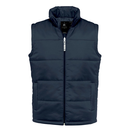 Bezrekawnik Meski Pikowany Nylon BCJM930 - Navy