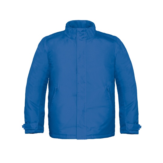 Meska kurtka z chowanym kapturem BCJM970 - Royal Blue