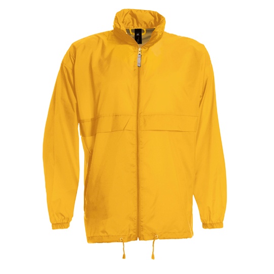 Kurtka Unisex Klasyczna Nylonowa Wodoodporna BCJU800 - Gold