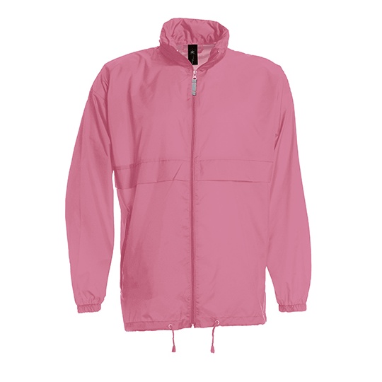 Kurtka Unisex Klasyczna Nylonowa Wodoodporna BCJU800 - Pixel Pink