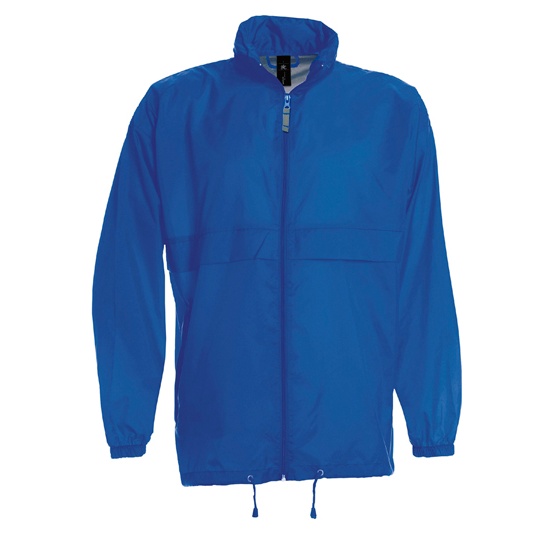 Kurtka Unisex Klasyczna Nylonowa Wodoodporna BCJU800 - Royal Blue