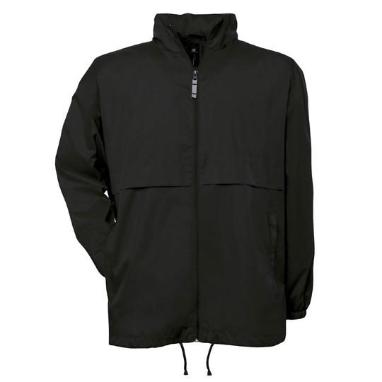 Kurtka Unisex Klasyczna Składana Wodoodporna BCJU801 - Black