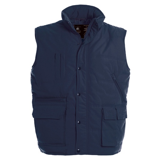 Kamizelka Unisex Regulowana z Kieszeniami BCJU880 - Navy
