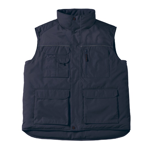 Kamizelka Robocza Wodoodporna Ripstop BCJUC40 - Navy