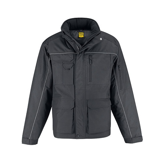 Kurtka Robocza Wodoodporna Ocieplana BCJUC41 - Dark Grey (Solid)