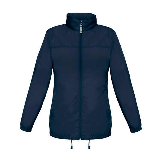 Kurtka Damska Taliowana Wodoodporna Nylon BCJW902 - Navy