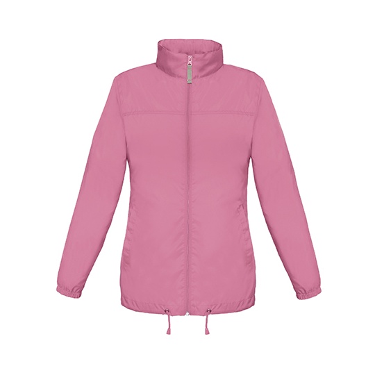 Kurtka Damska Taliowana Wodoodporna Nylon BCJW902 - Pixel Pink
