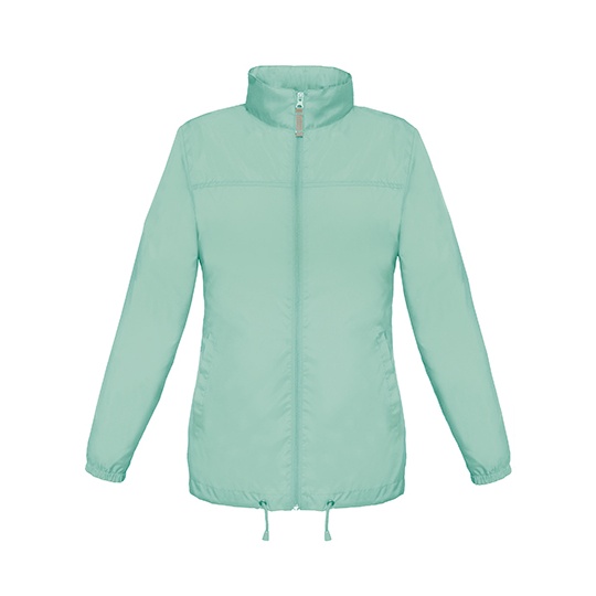 Kurtka Damska Taliowana Wodoodporna Nylon BCJW902 - Pixel Turquoise