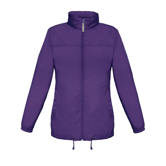 Kurtka Damska Taliowana Wodoodporna Nylon BCJW902 - Purple