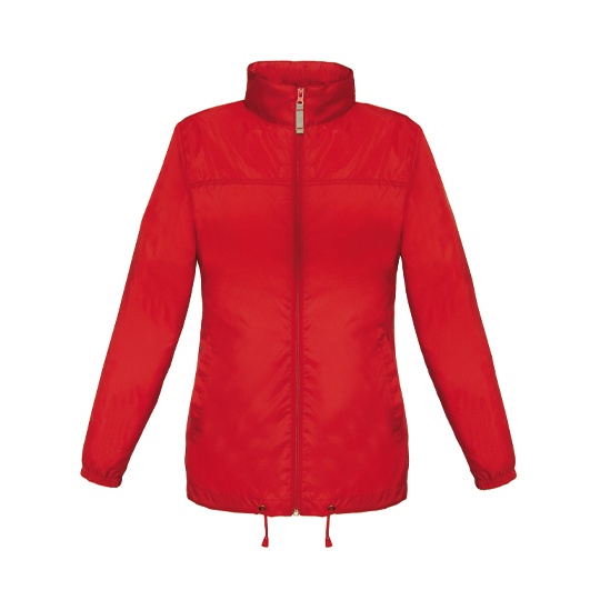 Kurtka Damska Taliowana Wodoodporna Nylon BCJW902 - Red