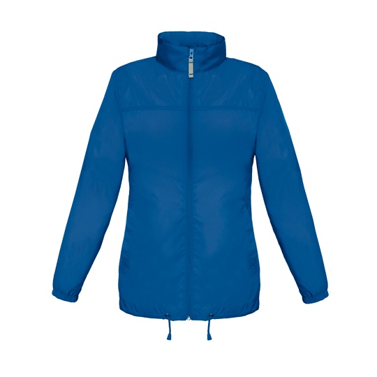 Kurtka Damska Taliowana Wodoodporna Nylon BCJW902 - Royal Blue