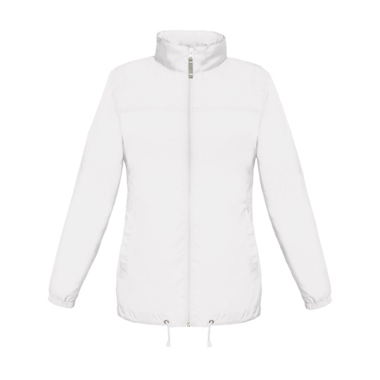 Kurtka Damska Taliowana Wodoodporna Nylon BCJW902 - White