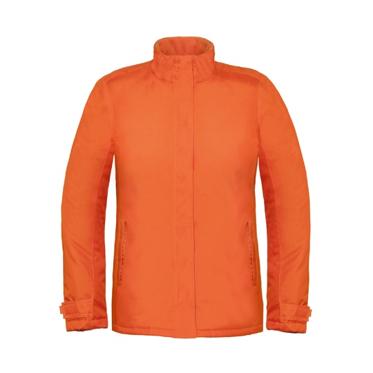Kurtka Damska Klasyczna Wodoodporna z Kapturem BCJW925 - Orange