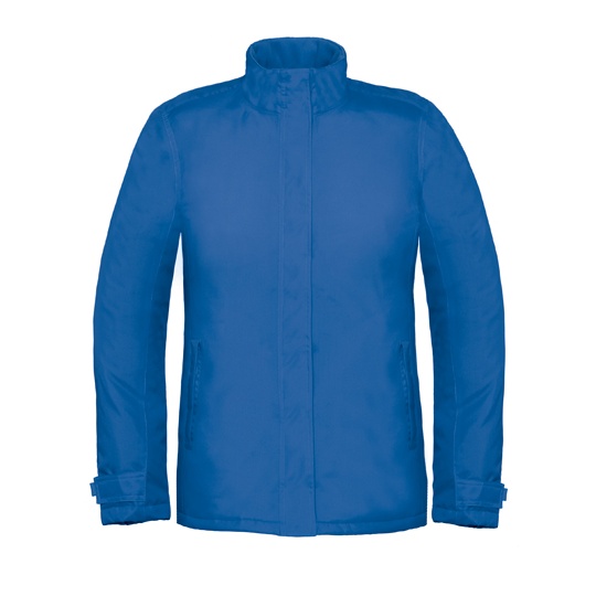 Damska kurtka z kapturem klasyczna BCJW925 - Royal Blue