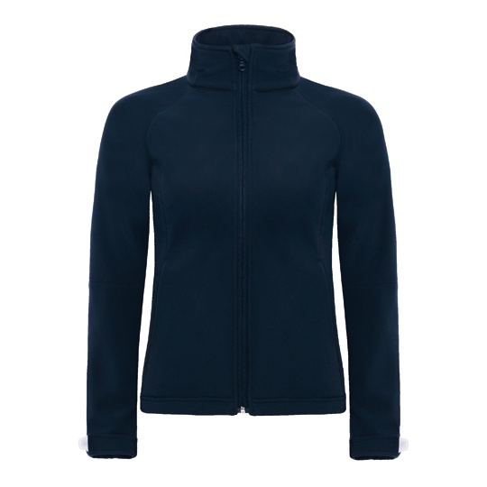 Kurtka Softshell Damska Taliowana Wodoodporna BCJW937 - Navy