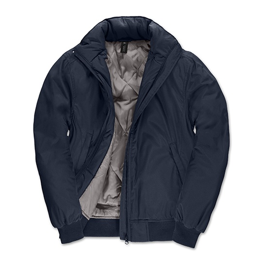 Kurtka Damska Bomber Wodoodporna BCJW962 - Navy & Warm Grey