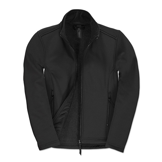 Kurtka Damska Slim Softshell Wodoodporna BCJWI63 - Black & Black