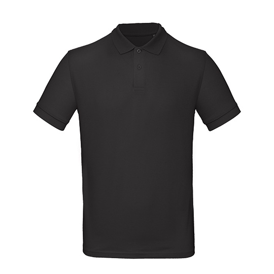 Koszulka Polo Meska Bawelna Organiczna BCPM430 - Black