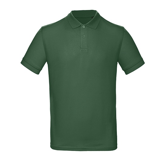 Koszulka Polo Męska Bawełna Organiczna BCPM430 - Bottle Green