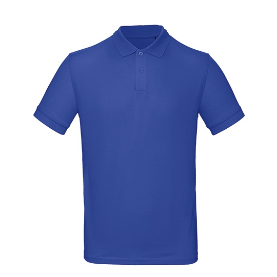Koszulka polo męska z krótkim rękawem BCPM430 - Cobalt Blue