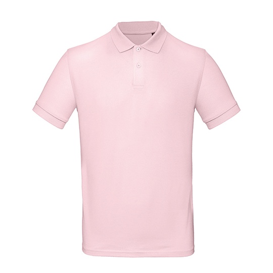 Koszulka Polo Męska Bawełna Organiczna BCPM430 - Orchid Pink
