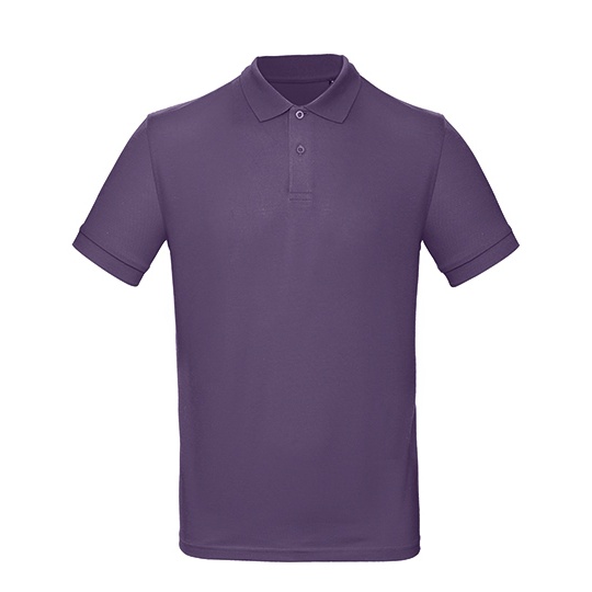 Koszulka Polo Męska Bawełna Organiczna BCPM430 - Radiant Purple