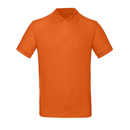 Koszulka Polo Męska Bawełna Organiczna BCPM430 - Urban Orange