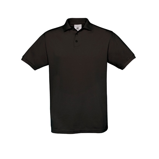 Unisex Polo z Bawełny Czesanej BCPU409 - Black