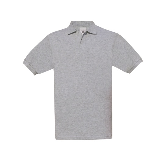 Polo Klasyczne Bawelna Czesana BCPU409 - Heather Grey