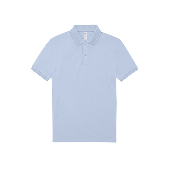 Koszulka Polo Klasyczna Bawelna Ring-Spun BCPU424 - Blush Blue