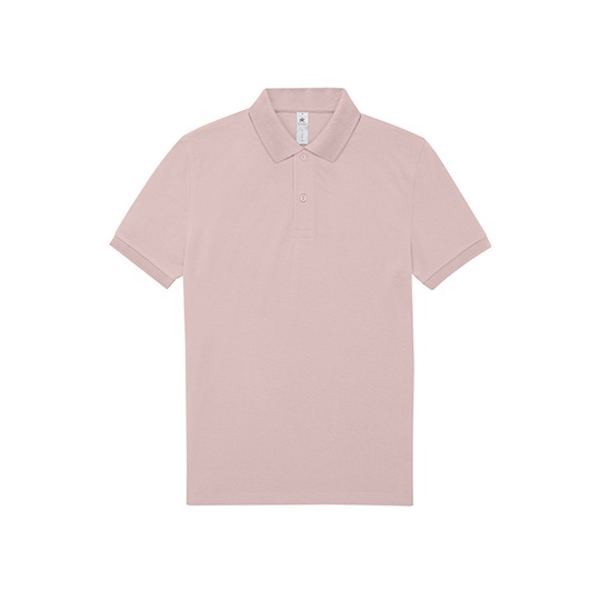 Koszulka Polo Klasyczna Bawelna Ring-Spun BCPU424 - Blush Pink