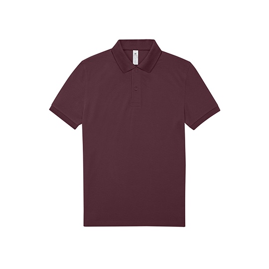 Koszulka Polo Klasyczna Bawelna Ring-Spun BCPU424 - Burgundy