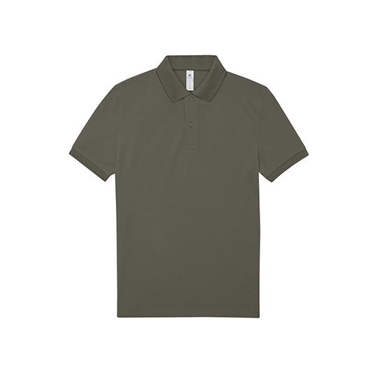 Koszulka Polo Klasyczna Bawelna Ring-Spun BCPU424 - Camo Green