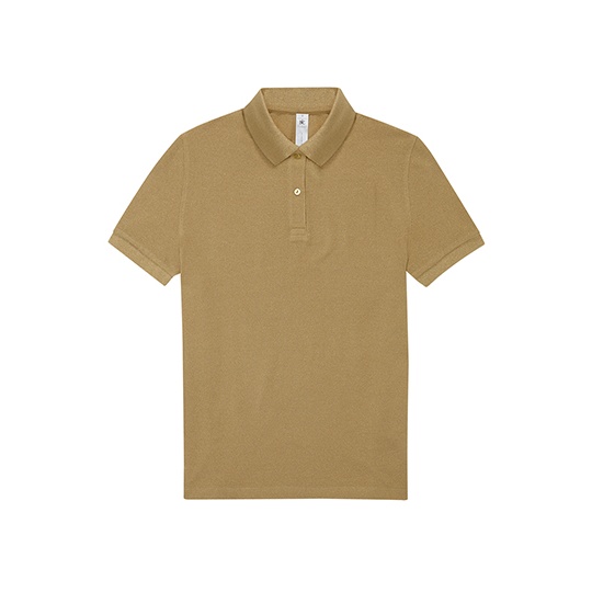Koszulka polo klasyczna BCPU424 - Meta Gold