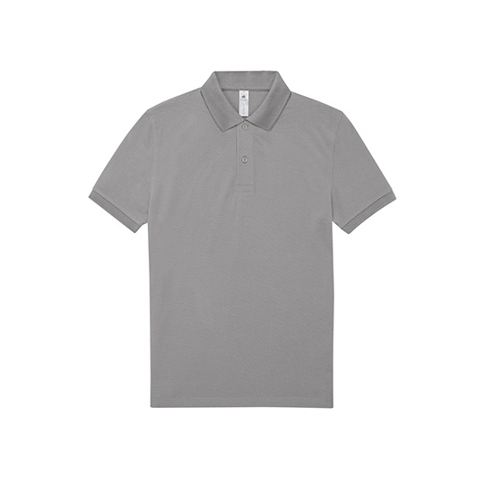 Koszulka Polo Klasyczna Bawelna Ring-Spun BCPU424 - Sport Grey (Heather)