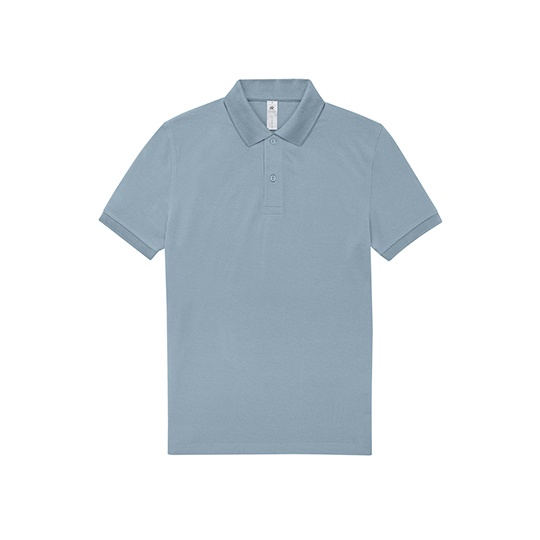Koszulka Polo Męska Klasyczna Bawełniana BCPU426 - Amalfi Blue