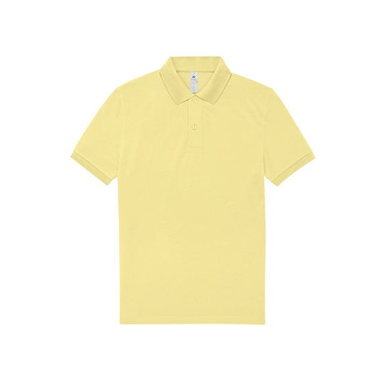 Koszulka Polo Męska Klasyczna Bawełniana BCPU426 - Amalfi Yellow