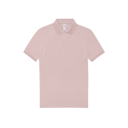 Koszulka polo męska klasyczna BCPU426 - Blush Pink