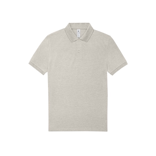 Koszulka Polo Meska Klasyczna Bawelniana BCPU426 - Heather Grey Fog