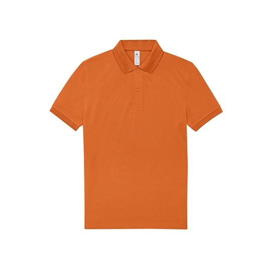 Koszulka Polo Męska Klasyczna Bawełniana BCPU426 - Pure Orange