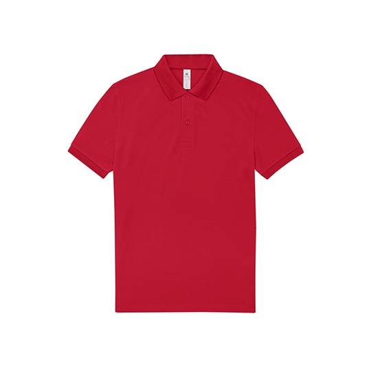 Koszulka Polo Meska Klasyczna Bawelniana BCPU426 - Red