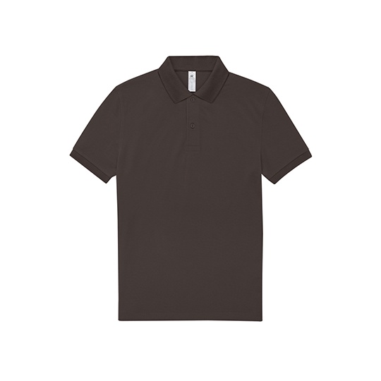 Koszulka Polo Meska Klasyczna Bawelniana BCPU426 - Roasted Coffee