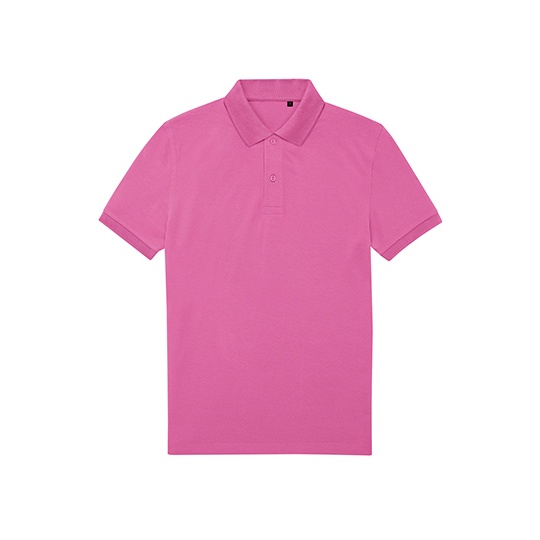 Koszulka polo klasyczna z krótkim rękawem BCPU428 - Lotus Pink