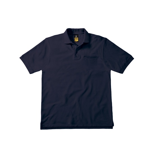 Koszulka polo z kieszenią klasyczna BCPUC11 - Navy