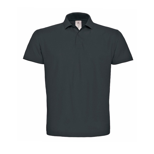Koszulka polo unisex klasyczna krótki rękaw BCPUI10 - Anthracite