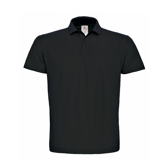 Koszulka polo unisex klasyczna BCPUI10 - Black